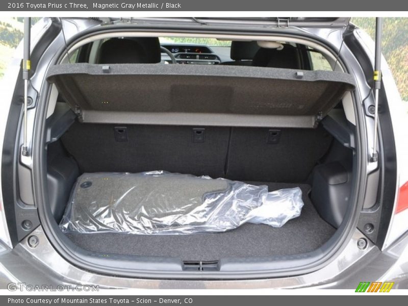 Magnetic Gray Metallic / Black 2016 Toyota Prius c Three