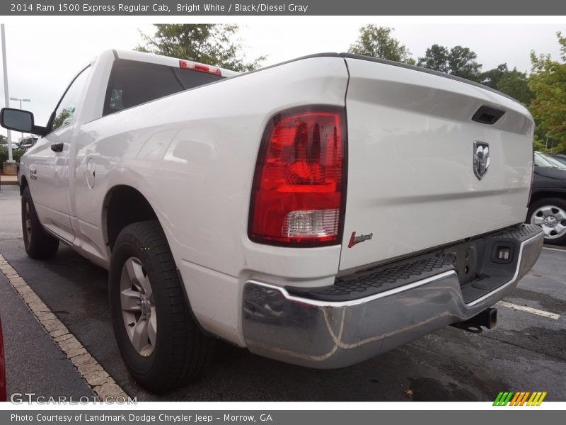 Bright White / Black/Diesel Gray 2014 Ram 1500 Express Regular Cab