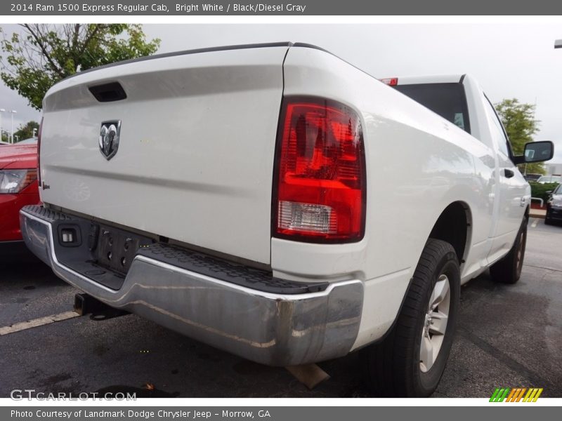 Bright White / Black/Diesel Gray 2014 Ram 1500 Express Regular Cab