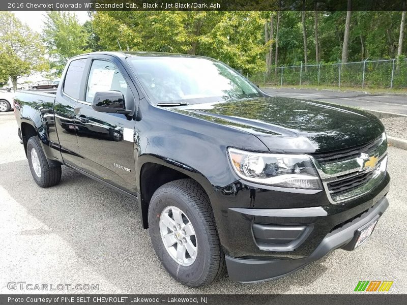 Black / Jet Black/Dark Ash 2016 Chevrolet Colorado WT Extended Cab