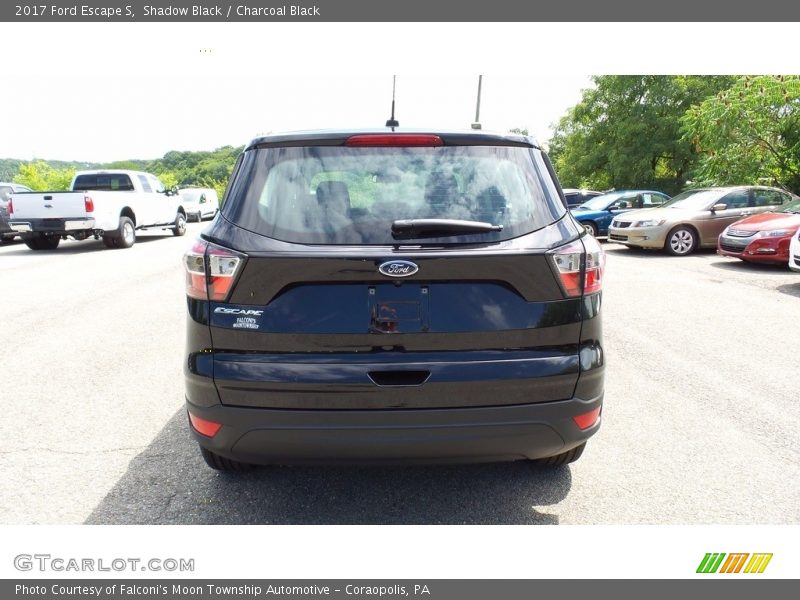 Shadow Black / Charcoal Black 2017 Ford Escape S