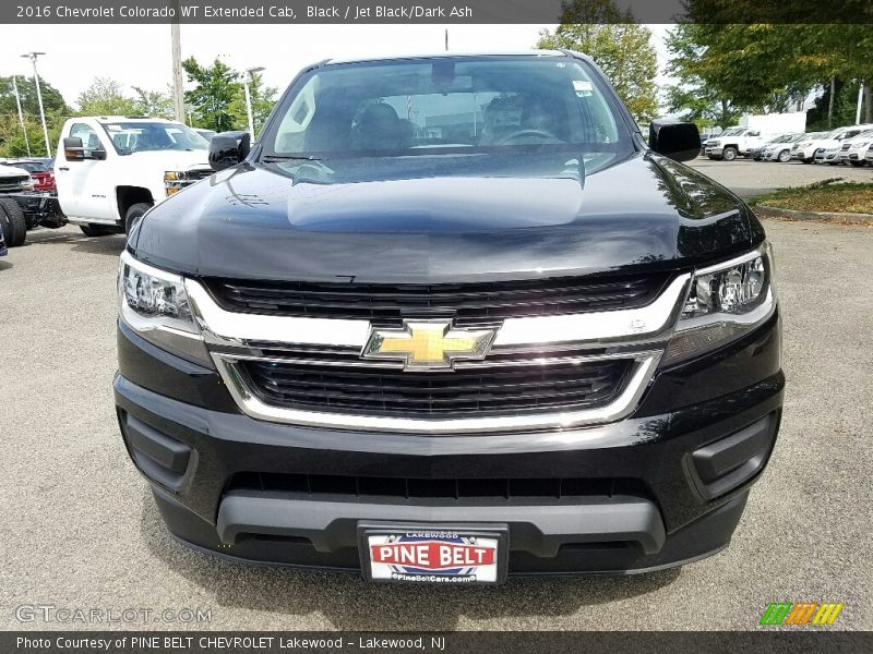 Black / Jet Black/Dark Ash 2016 Chevrolet Colorado WT Extended Cab