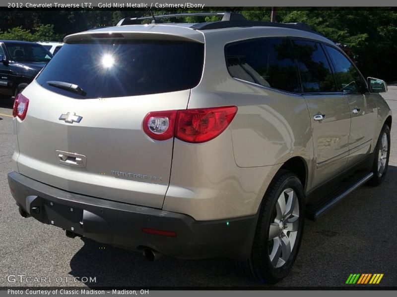 Gold Mist Metallic / Cashmere/Ebony 2012 Chevrolet Traverse LTZ