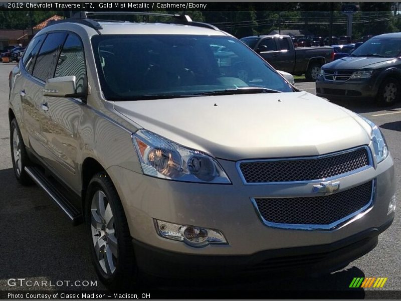 Gold Mist Metallic / Cashmere/Ebony 2012 Chevrolet Traverse LTZ