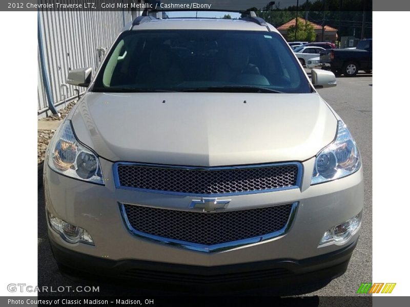 Gold Mist Metallic / Cashmere/Ebony 2012 Chevrolet Traverse LTZ