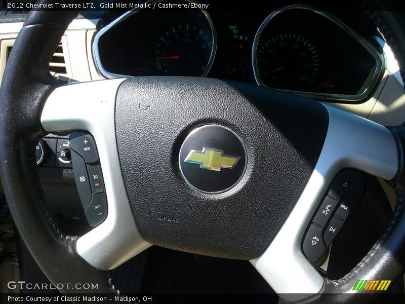 Gold Mist Metallic / Cashmere/Ebony 2012 Chevrolet Traverse LTZ
