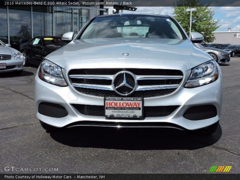 Iridium Silver Metallic / Black 2016 Mercedes-Benz C 300 4Matic Sedan