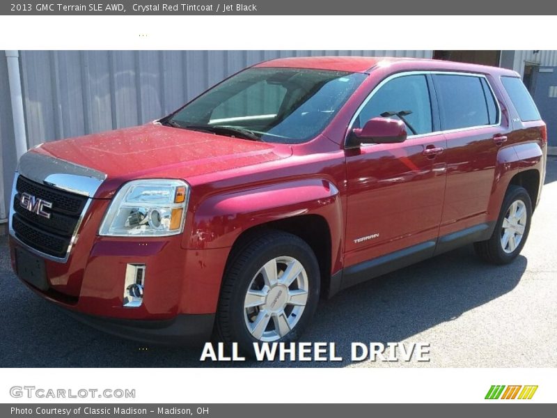 Crystal Red Tintcoat / Jet Black 2013 GMC Terrain SLE AWD
