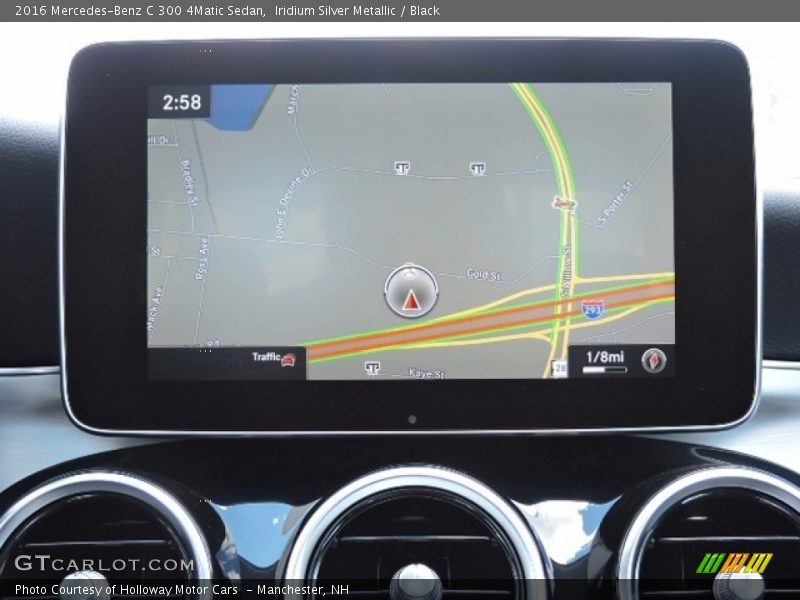 Iridium Silver Metallic / Black 2016 Mercedes-Benz C 300 4Matic Sedan