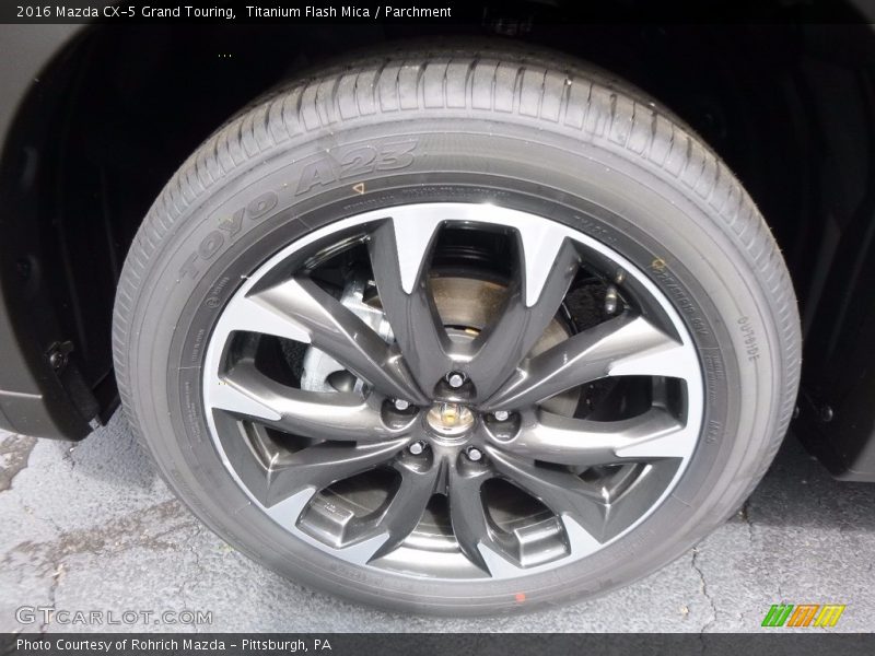 Titanium Flash Mica / Parchment 2016 Mazda CX-5 Grand Touring