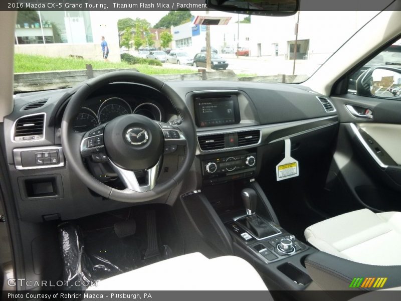 Titanium Flash Mica / Parchment 2016 Mazda CX-5 Grand Touring