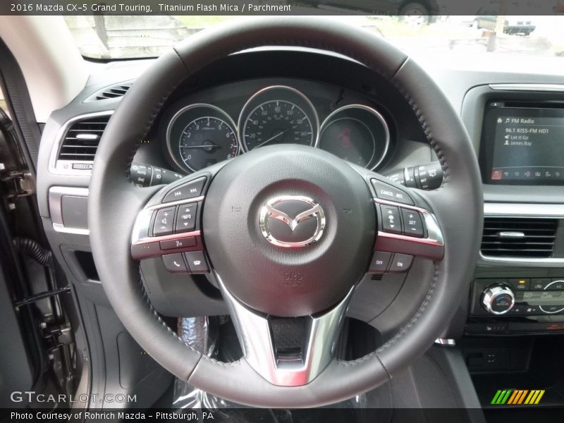 Titanium Flash Mica / Parchment 2016 Mazda CX-5 Grand Touring