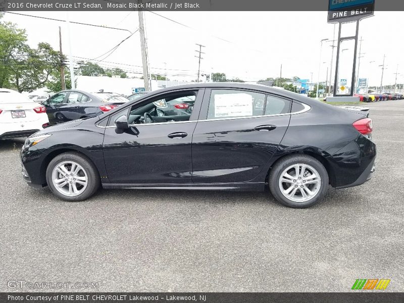 Mosaic Black Metallic / Jet Black 2016 Chevrolet Cruze LT Sedan
