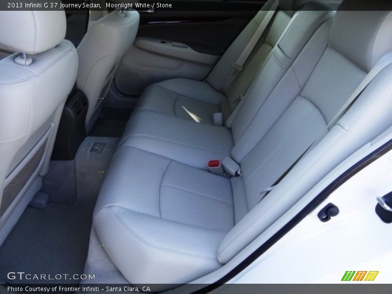 Moonlight White / Stone 2013 Infiniti G 37 Journey Sedan