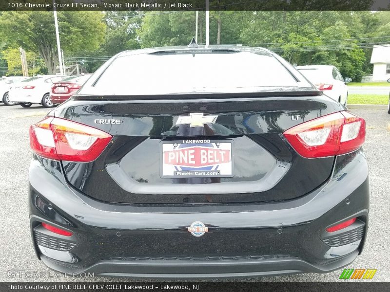 Mosaic Black Metallic / Jet Black 2016 Chevrolet Cruze LT Sedan