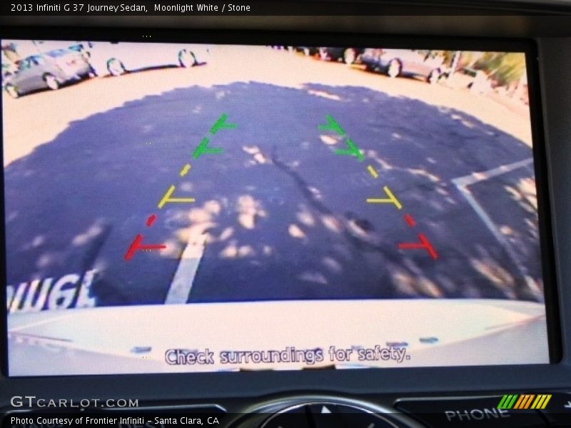 Moonlight White / Stone 2013 Infiniti G 37 Journey Sedan