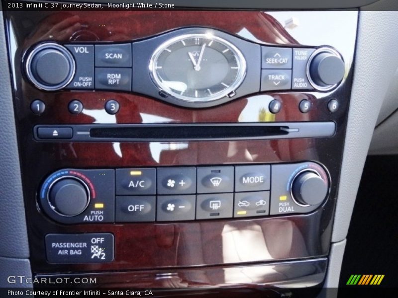 Moonlight White / Stone 2013 Infiniti G 37 Journey Sedan