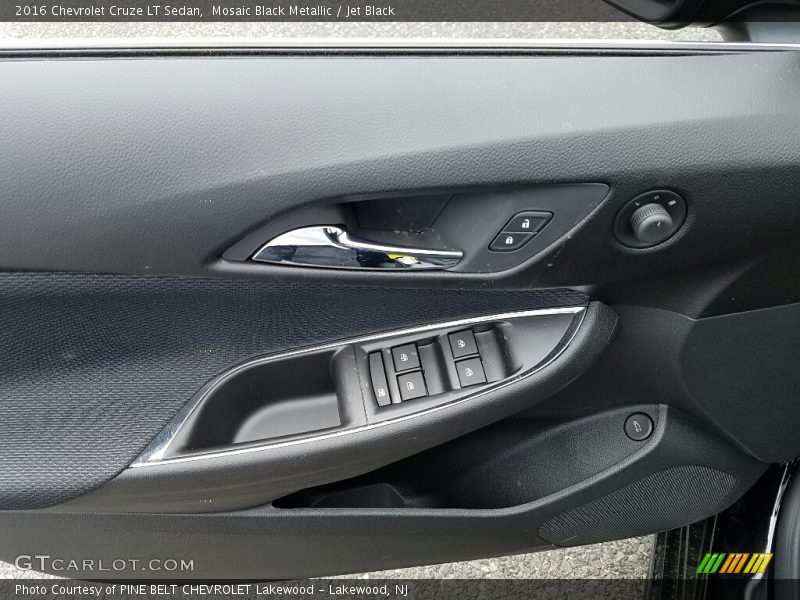 Mosaic Black Metallic / Jet Black 2016 Chevrolet Cruze LT Sedan