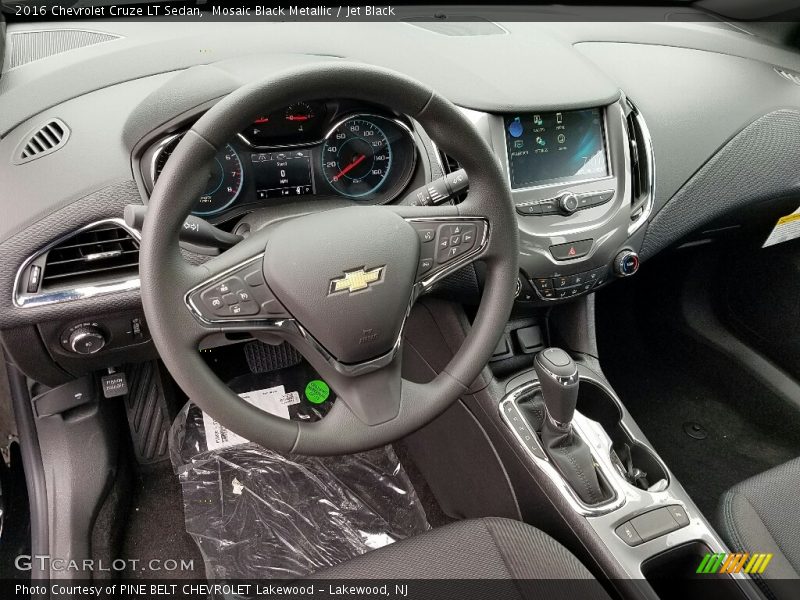 Mosaic Black Metallic / Jet Black 2016 Chevrolet Cruze LT Sedan