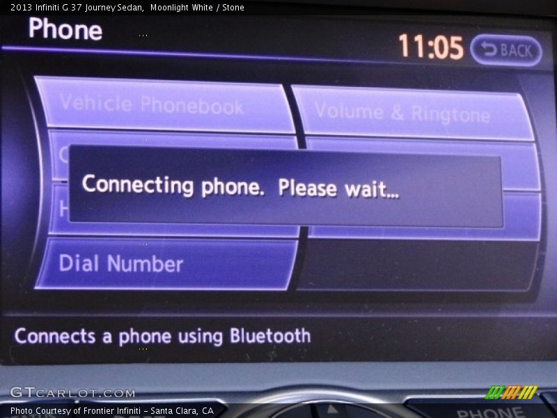 Moonlight White / Stone 2013 Infiniti G 37 Journey Sedan