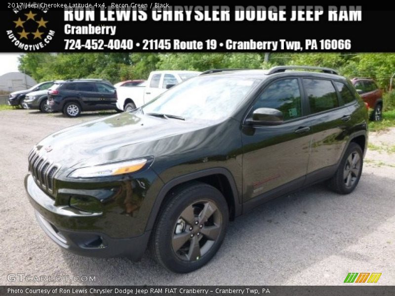 Recon Green / Black 2017 Jeep Cherokee Latitude 4x4