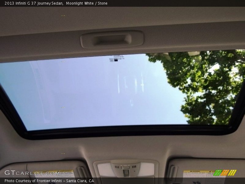 Moonlight White / Stone 2013 Infiniti G 37 Journey Sedan