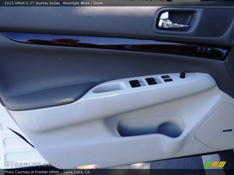 Moonlight White / Stone 2013 Infiniti G 37 Journey Sedan
