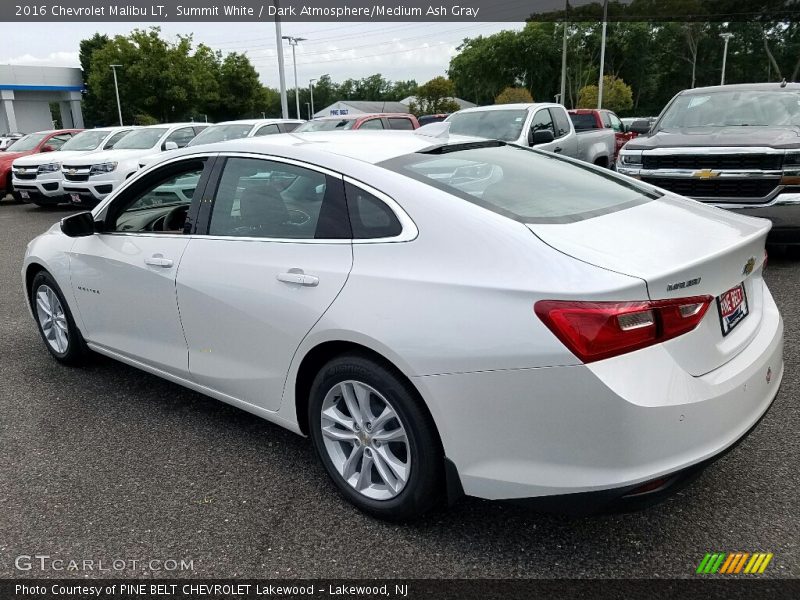 Summit White / Dark Atmosphere/Medium Ash Gray 2016 Chevrolet Malibu LT
