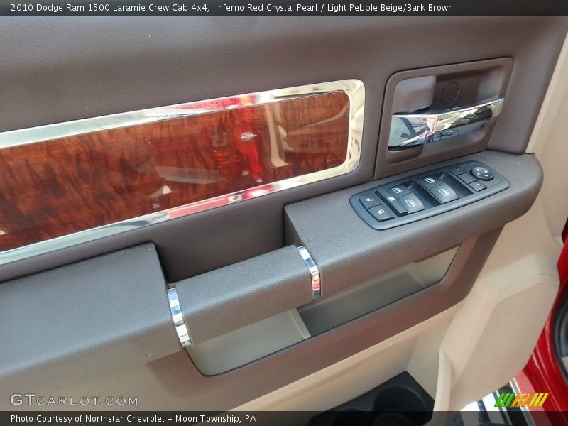 Inferno Red Crystal Pearl / Light Pebble Beige/Bark Brown 2010 Dodge Ram 1500 Laramie Crew Cab 4x4