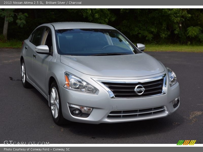 Brilliant Silver / Charcoal 2013 Nissan Altima 2.5 SL