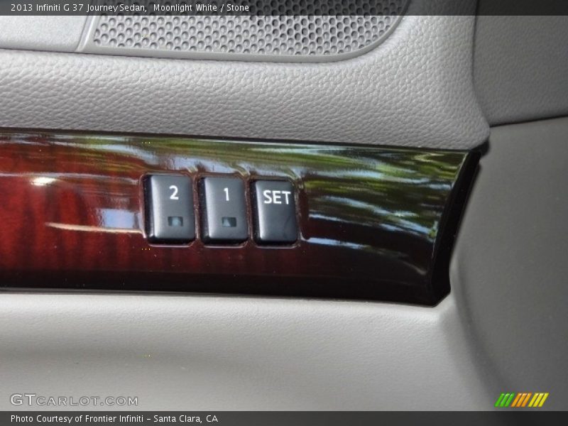 Moonlight White / Stone 2013 Infiniti G 37 Journey Sedan