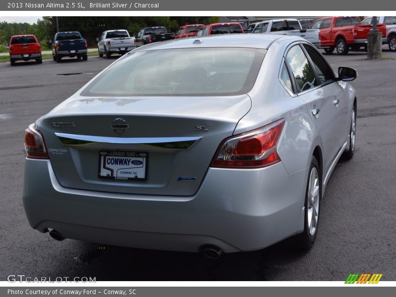 Brilliant Silver / Charcoal 2013 Nissan Altima 2.5 SL