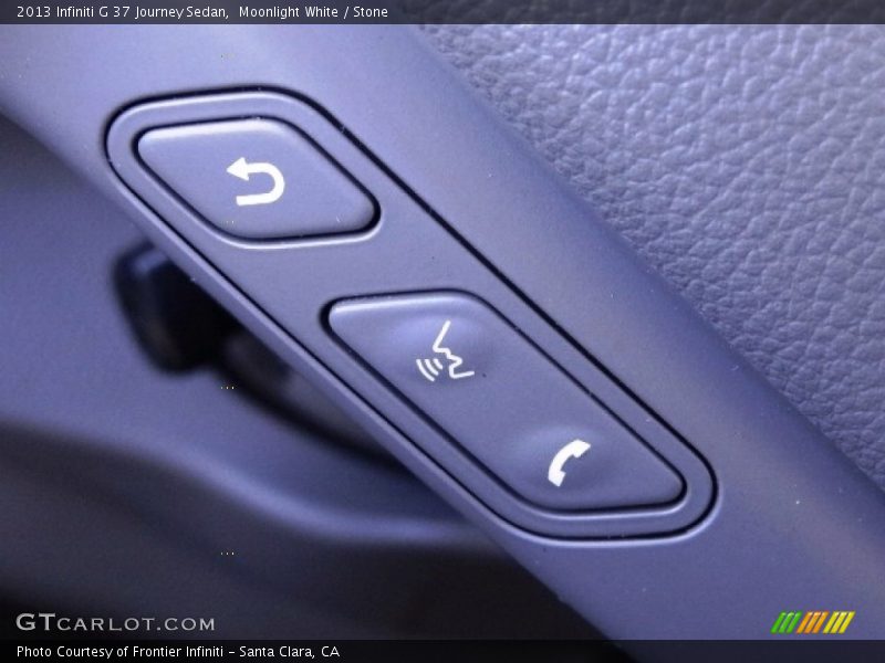 Moonlight White / Stone 2013 Infiniti G 37 Journey Sedan