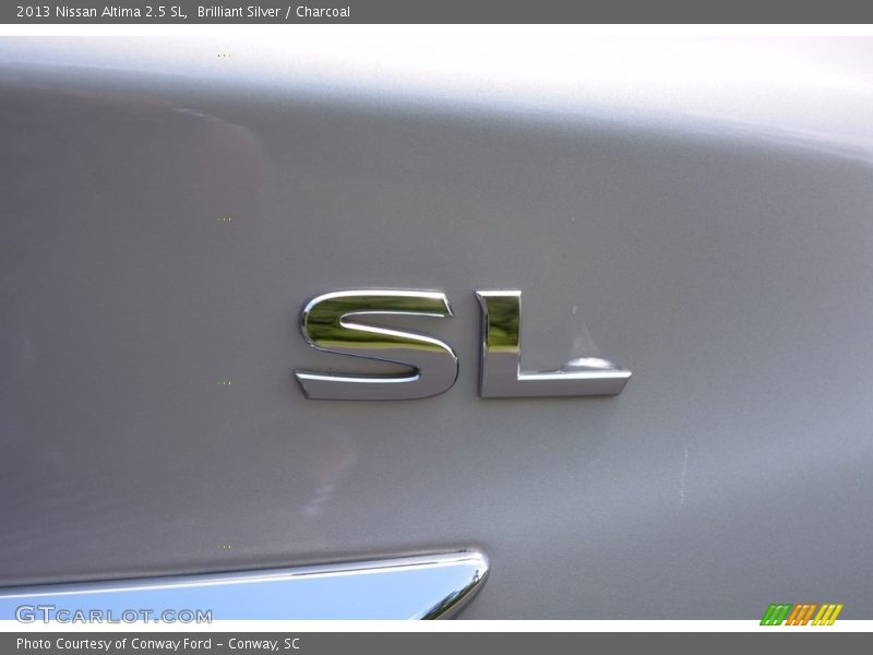 Brilliant Silver / Charcoal 2013 Nissan Altima 2.5 SL