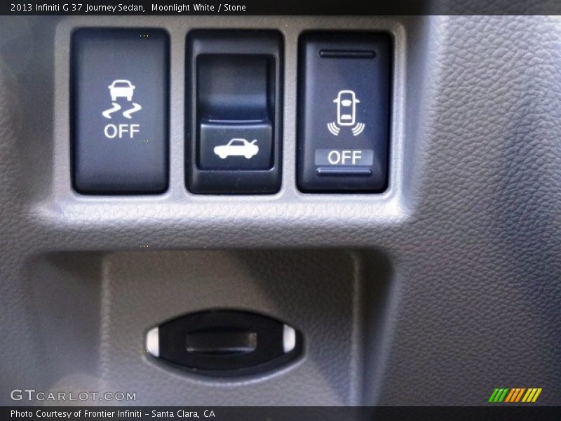 Moonlight White / Stone 2013 Infiniti G 37 Journey Sedan