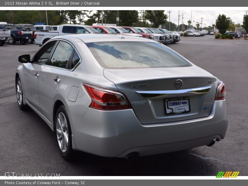 Brilliant Silver / Charcoal 2013 Nissan Altima 2.5 SL
