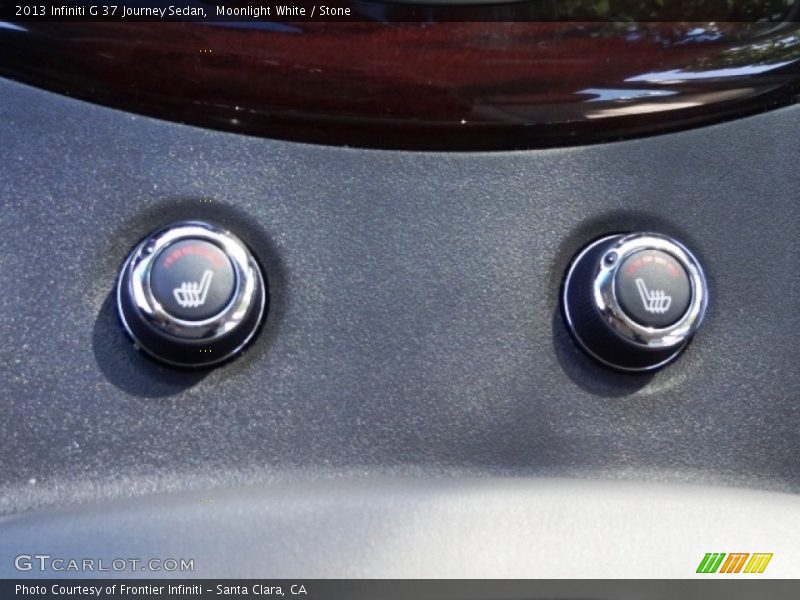Moonlight White / Stone 2013 Infiniti G 37 Journey Sedan