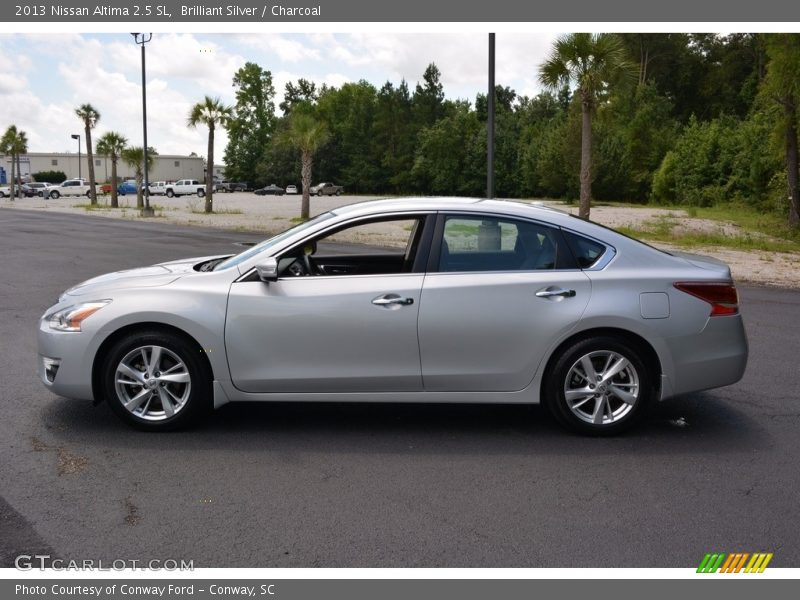 Brilliant Silver / Charcoal 2013 Nissan Altima 2.5 SL