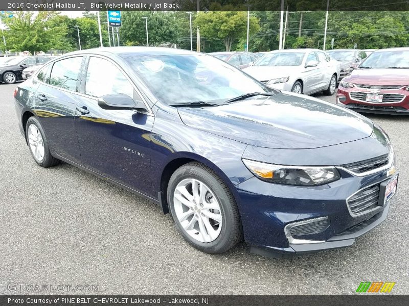 Blue Velvet Metallic / Jet Black 2016 Chevrolet Malibu LT