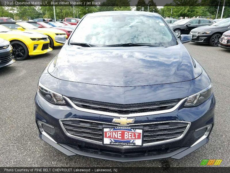 Blue Velvet Metallic / Jet Black 2016 Chevrolet Malibu LT