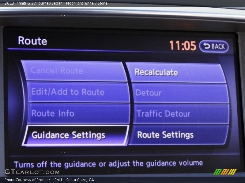 Moonlight White / Stone 2013 Infiniti G 37 Journey Sedan