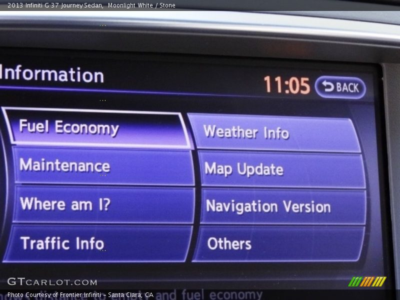 Moonlight White / Stone 2013 Infiniti G 37 Journey Sedan