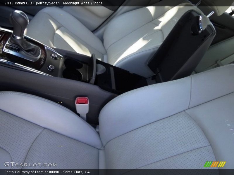 Moonlight White / Stone 2013 Infiniti G 37 Journey Sedan
