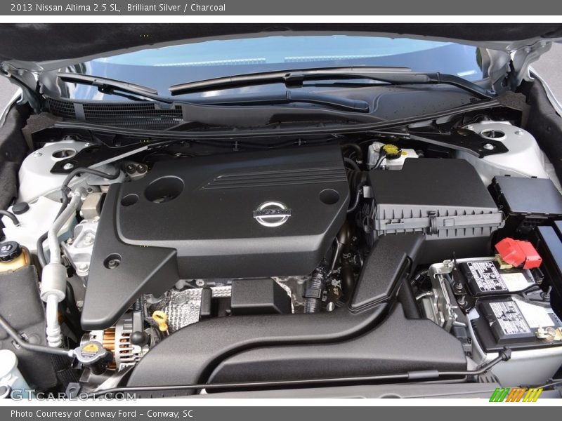 Brilliant Silver / Charcoal 2013 Nissan Altima 2.5 SL