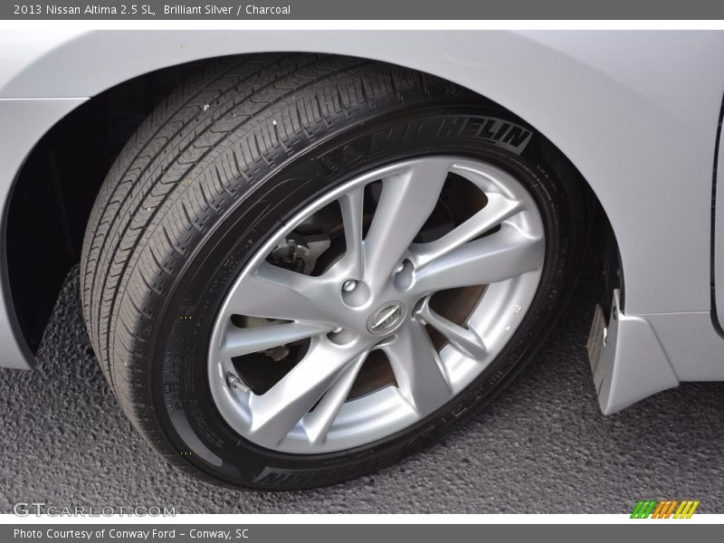 Brilliant Silver / Charcoal 2013 Nissan Altima 2.5 SL