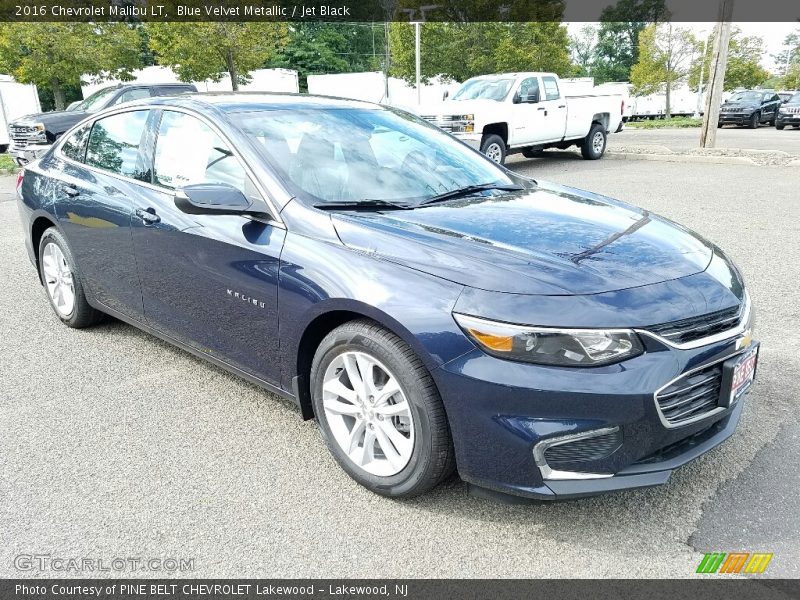 Blue Velvet Metallic / Jet Black 2016 Chevrolet Malibu LT
