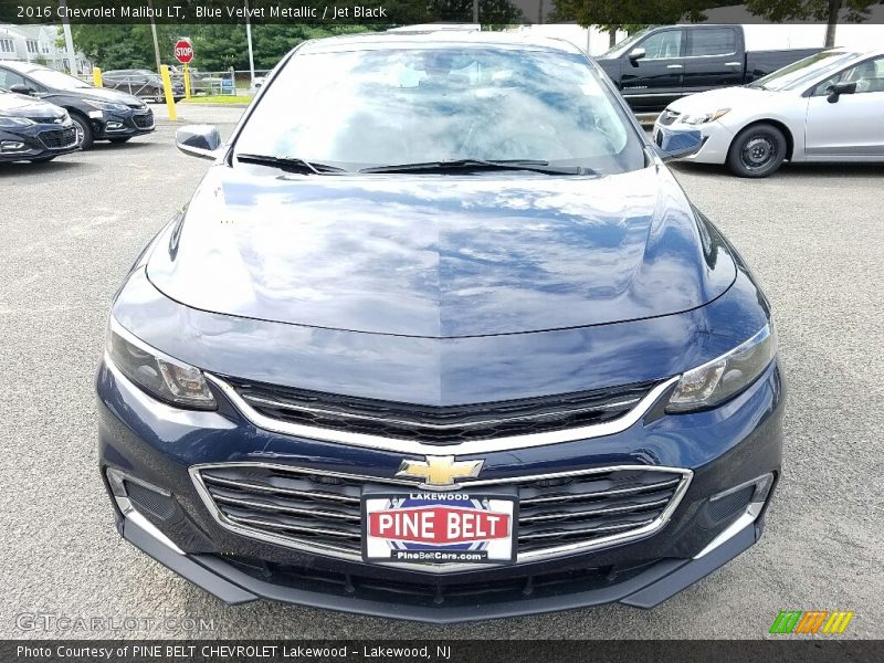 Blue Velvet Metallic / Jet Black 2016 Chevrolet Malibu LT