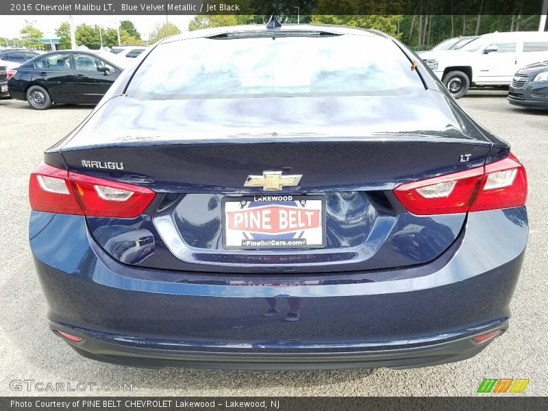 Blue Velvet Metallic / Jet Black 2016 Chevrolet Malibu LT