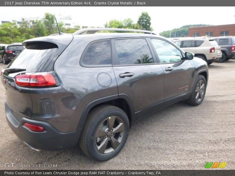 Granite Crystal Metallic / Black 2017 Jeep Cherokee 75th Anniversary Edition 4x4