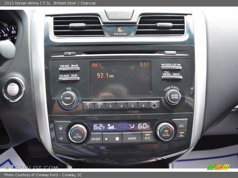 Brilliant Silver / Charcoal 2013 Nissan Altima 2.5 SL